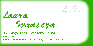 laura ivanicza business card